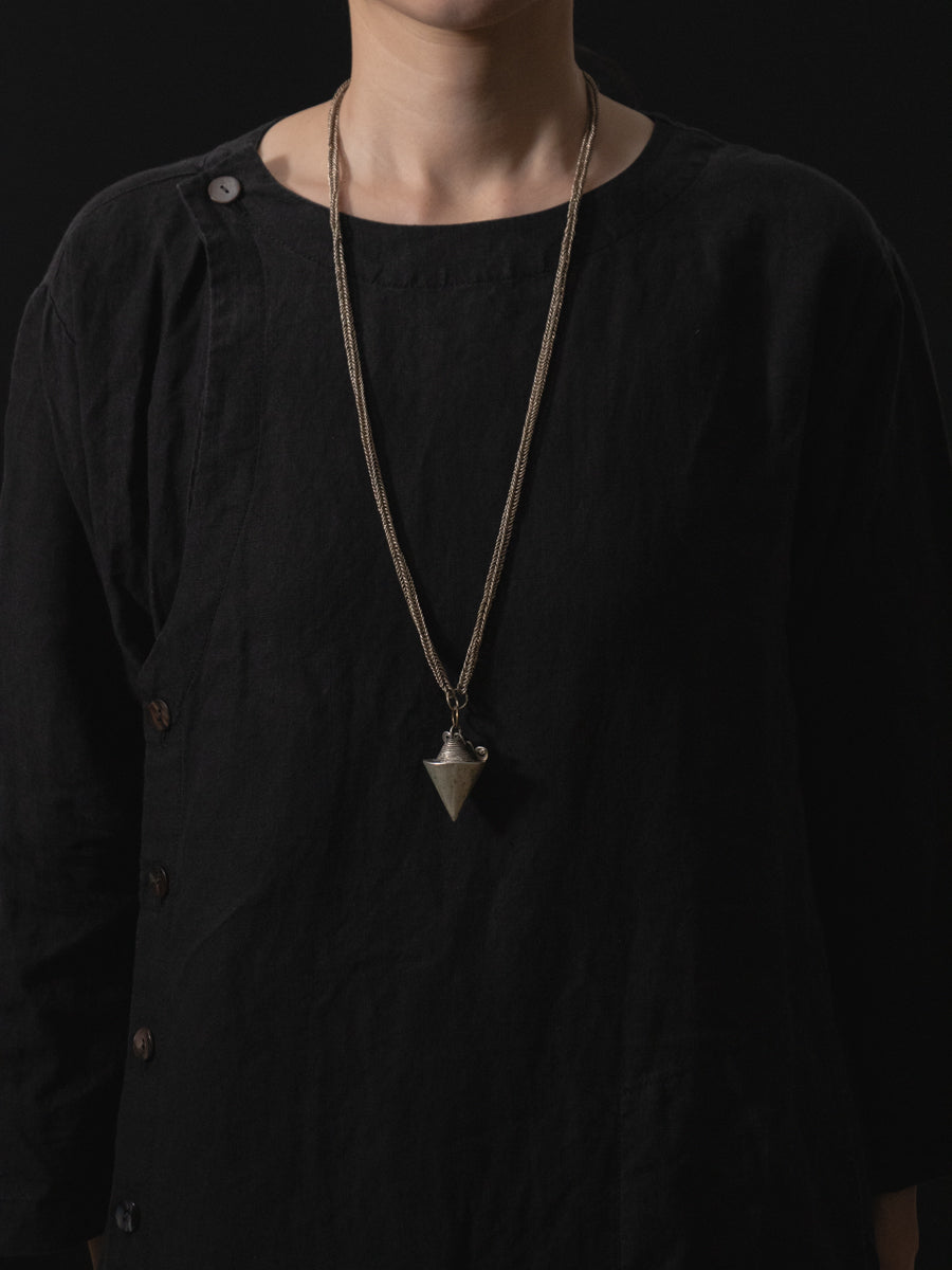 tay original ヴィンテージ ミャオシルバーコーンネックレス