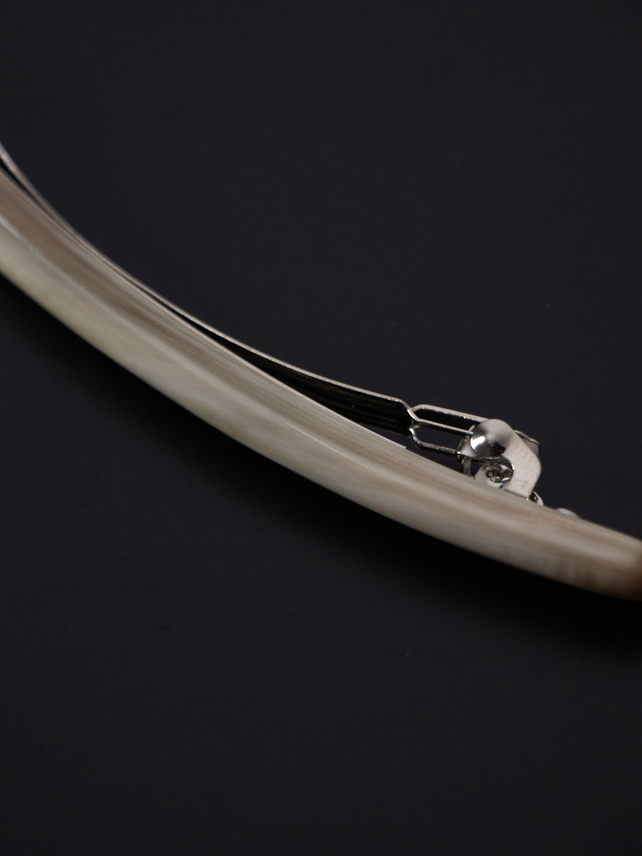 Horn Hairclip  extra slender shape 10cm