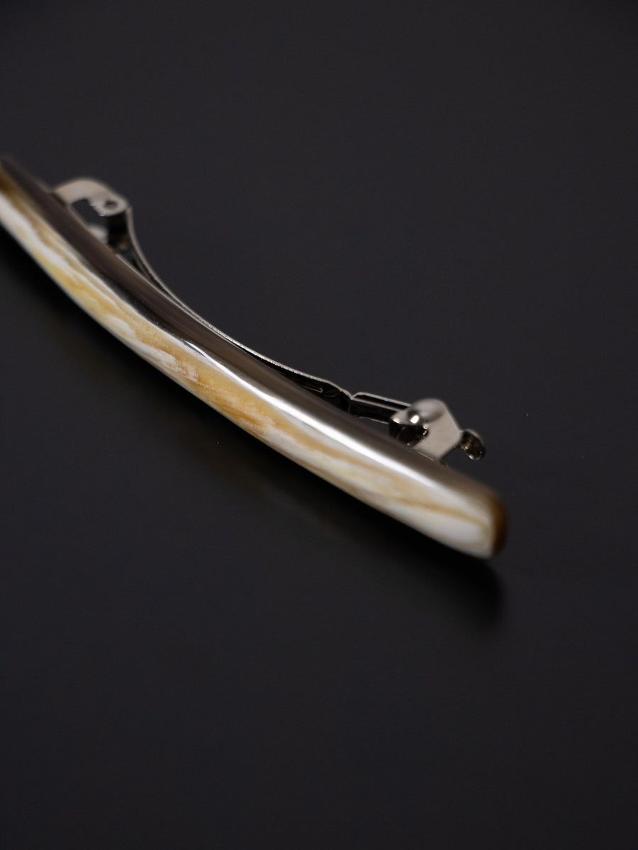 Horn Hairclip  extra slender shape 6cm