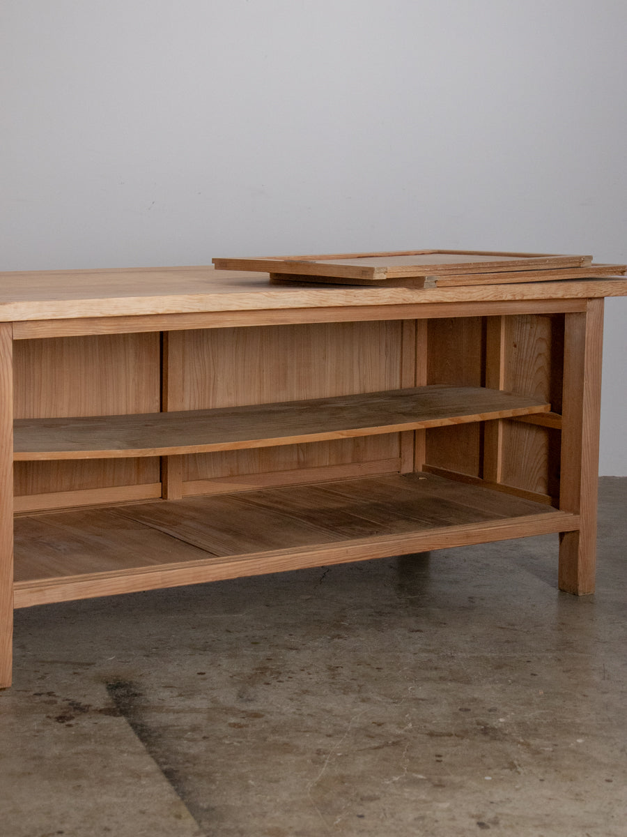 ビンテージ デスク　作業台　剥離 ビンテージ デスク 作業台 剥離