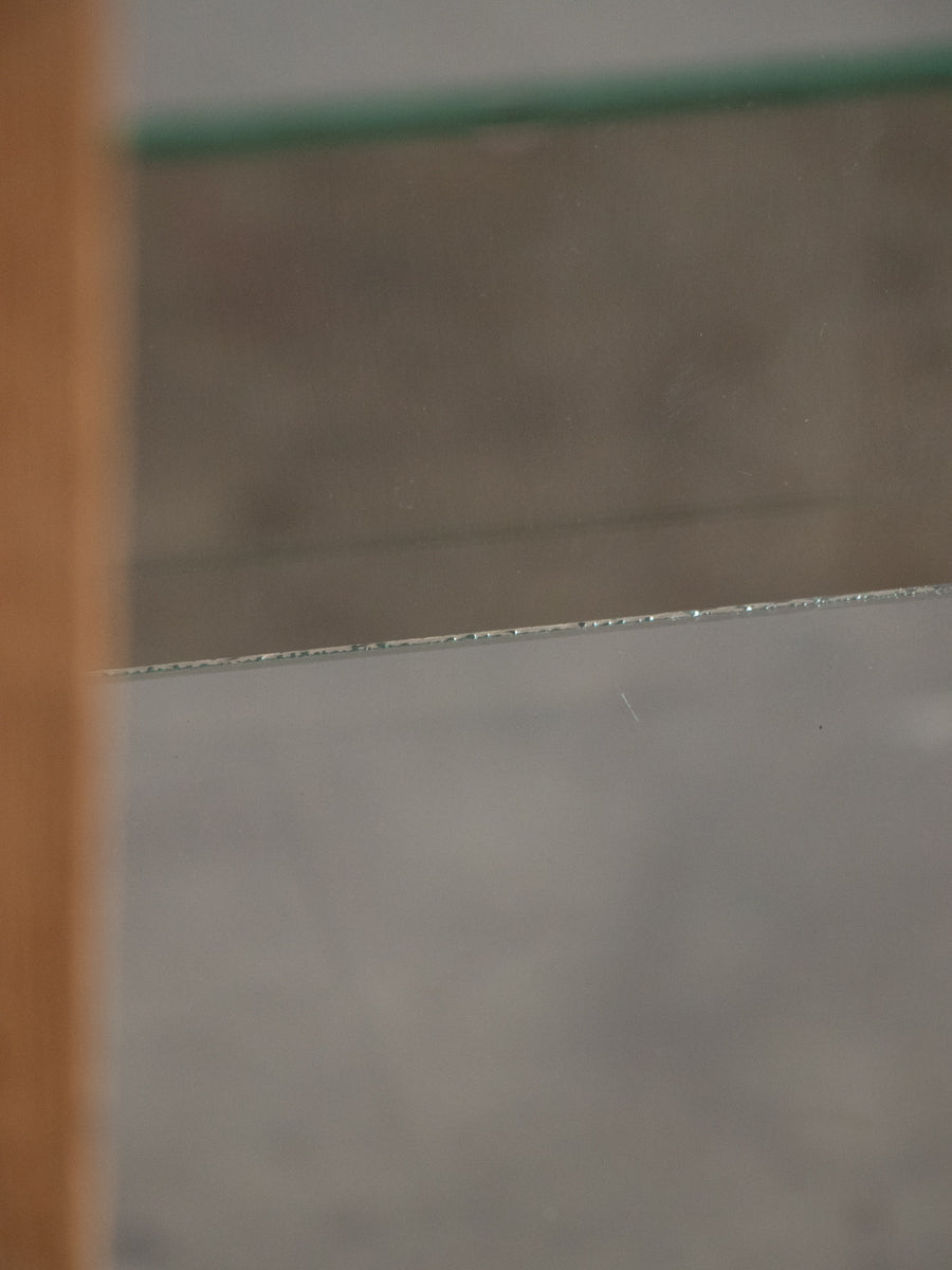 ３段のガラスケース