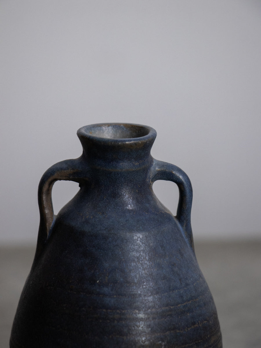 青釉ファットラヴァ花器