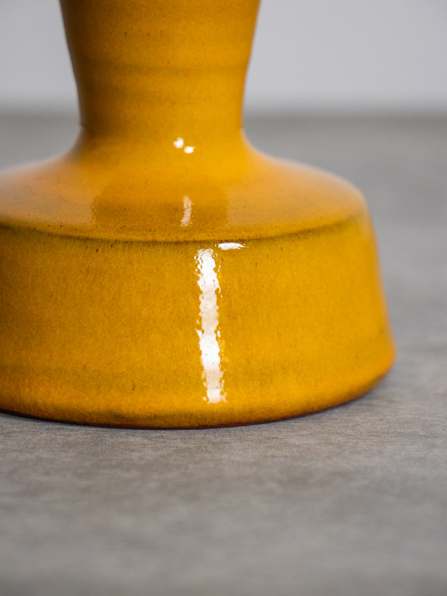 Hoy Keramik Hartwig Heyne 黄釉花器