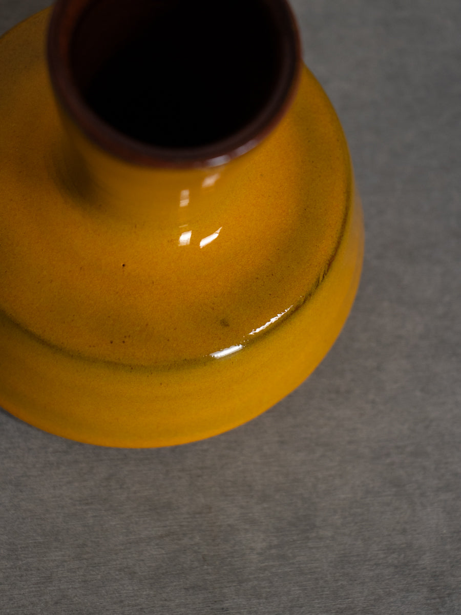 Hoy Keramik Hartwig Heyne 黄釉花器