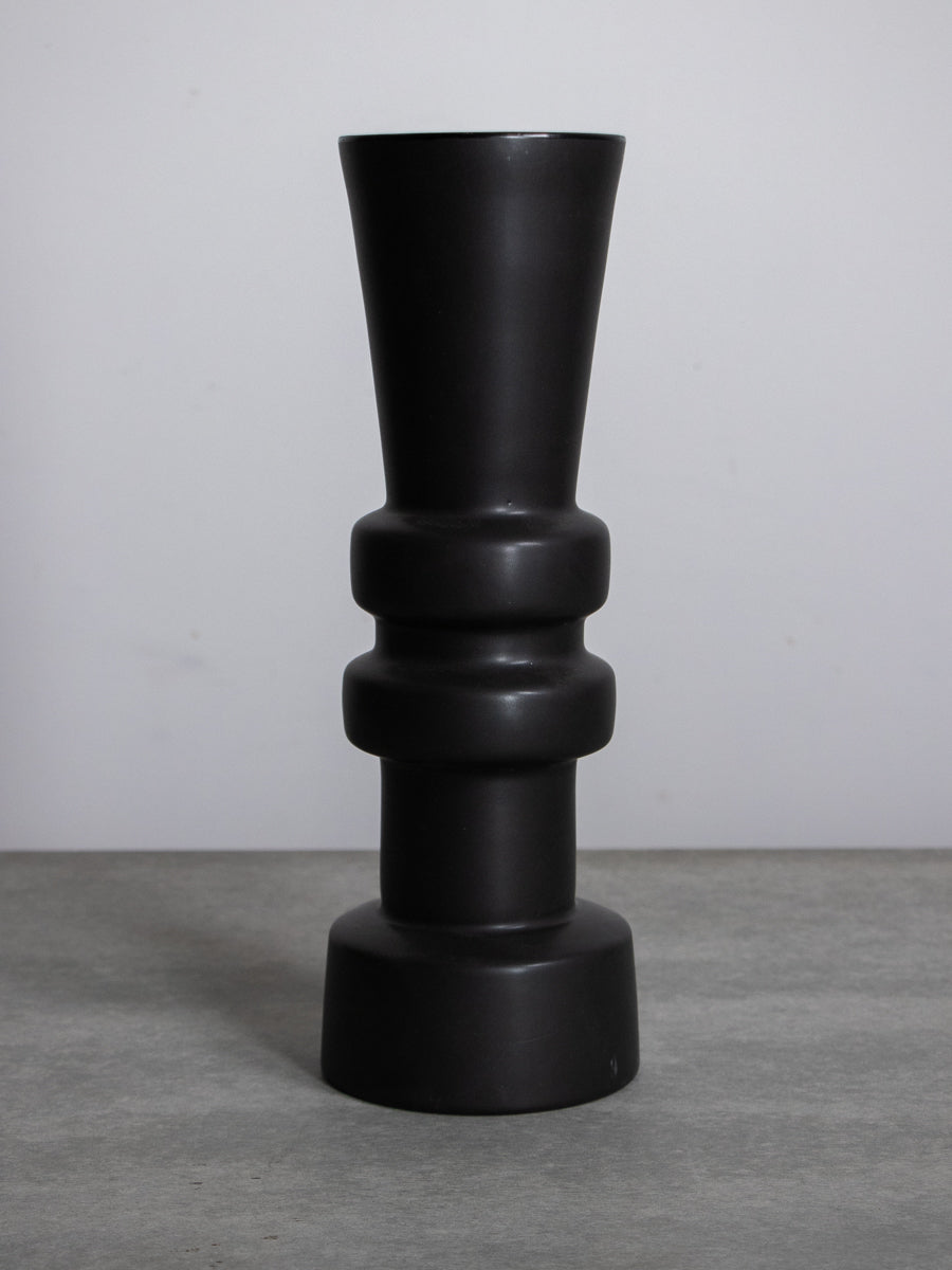 黒釉いけばな花器