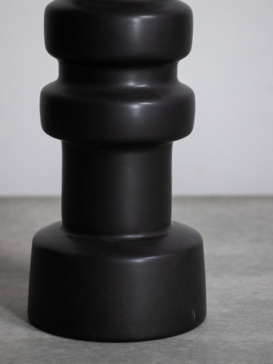 黒釉いけばな花器