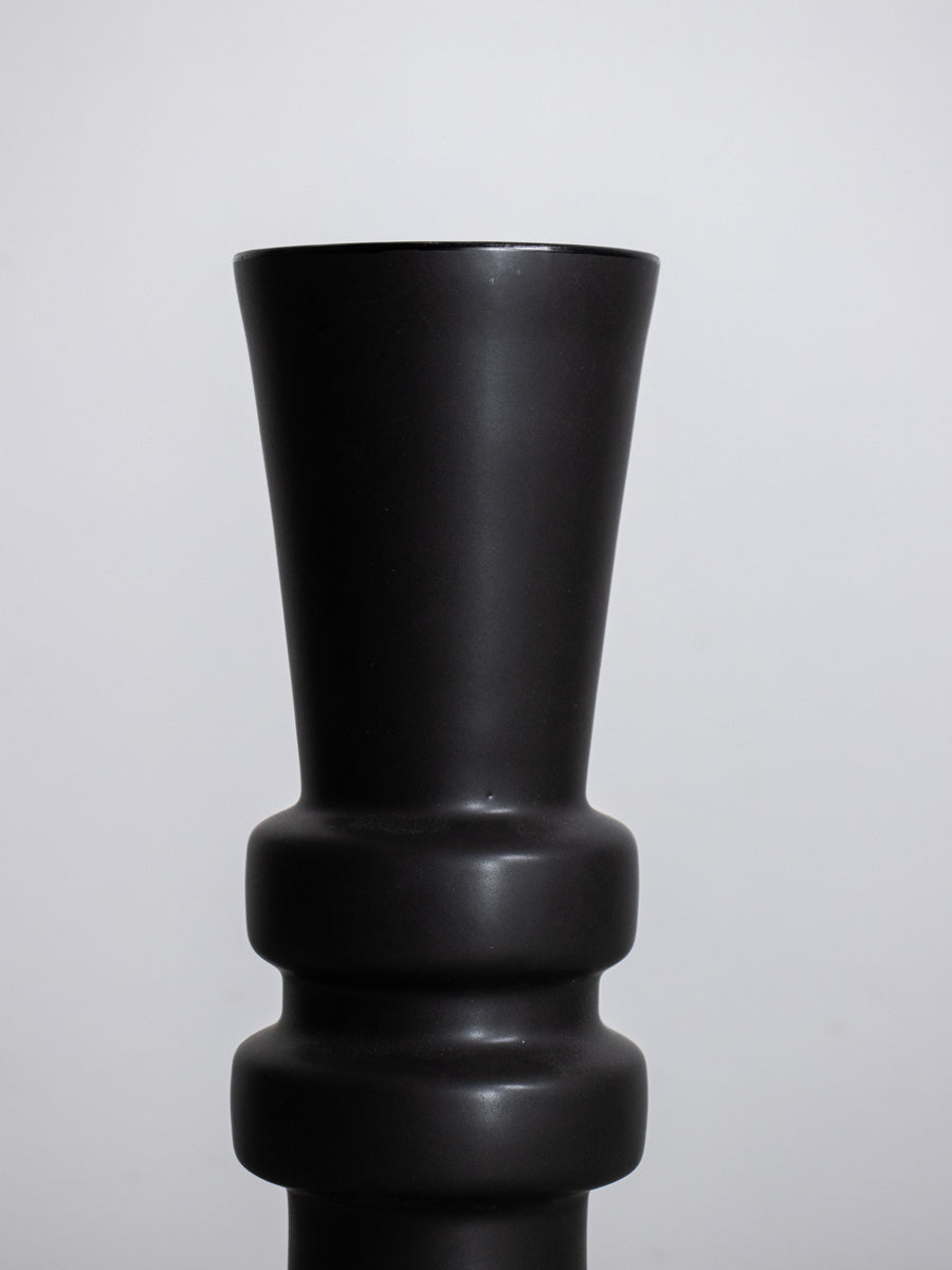 黒釉いけばな花器