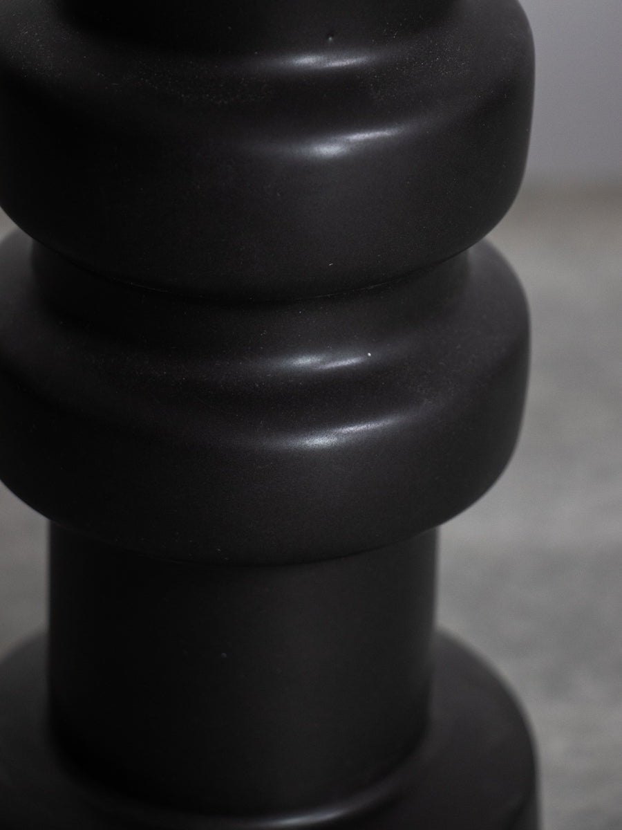 黒釉いけばな花器