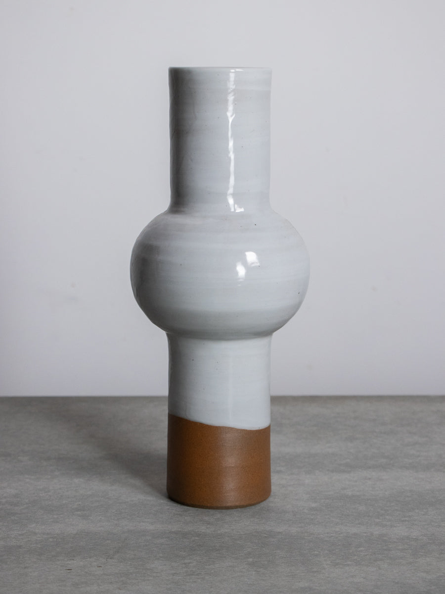 白釉いけばな花器