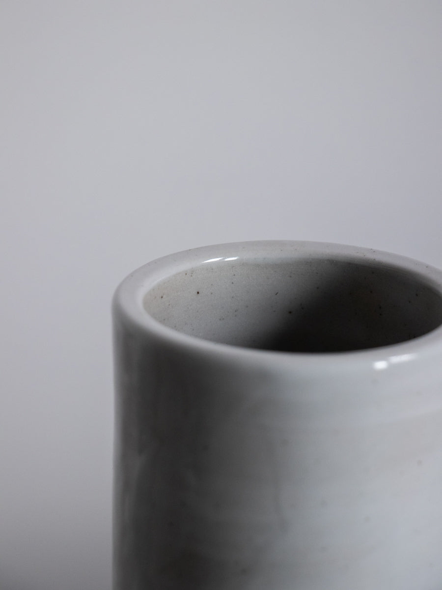 白釉いけばな花器