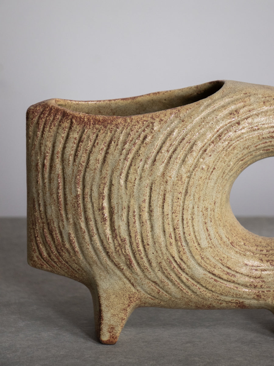 生成り釉いけばな花器