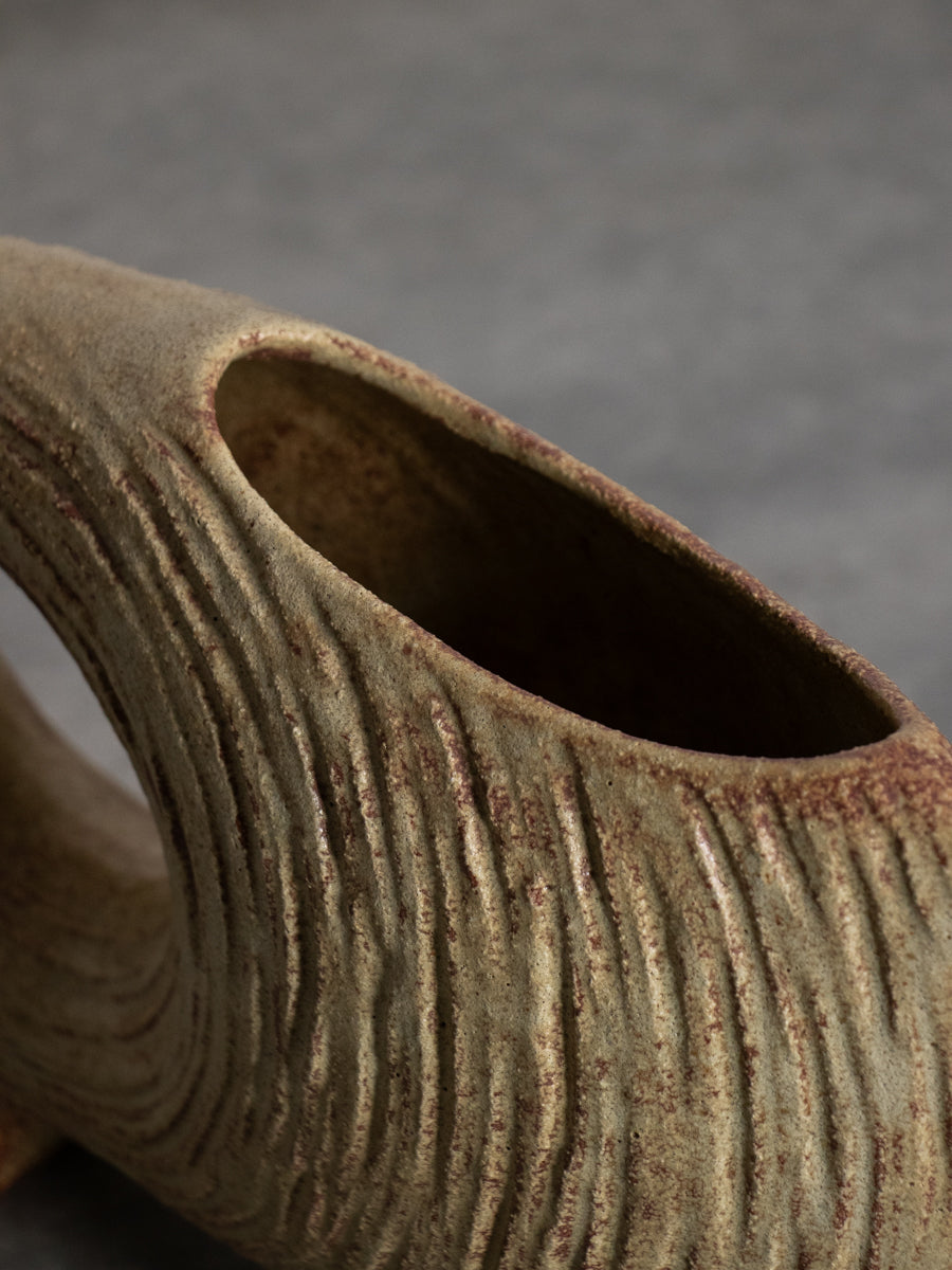 生成り釉いけばな花器