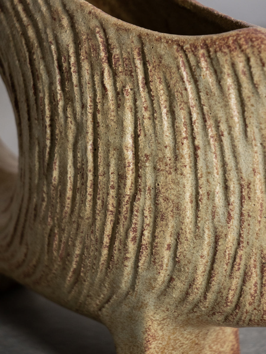 生成り釉いけばな花器