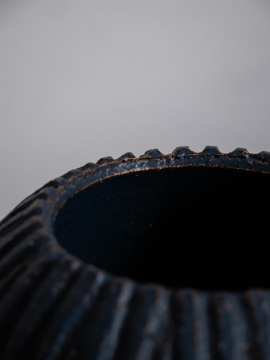 青釉いけばな花器