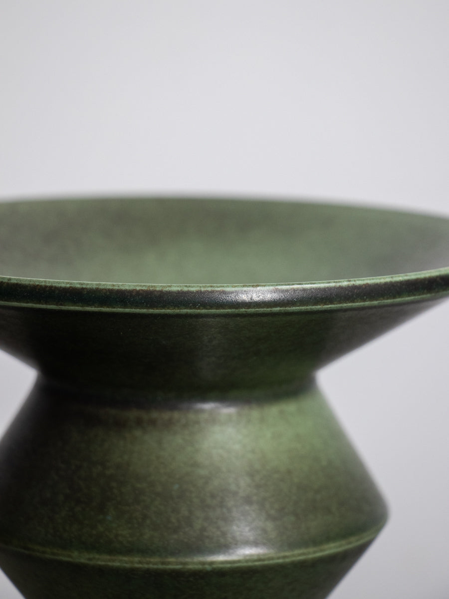 緑釉いけばな花器