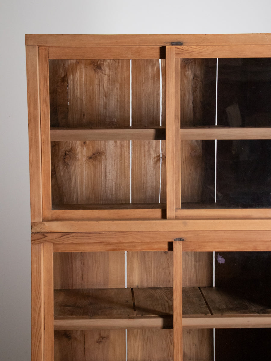 無垢の3段重ね棚