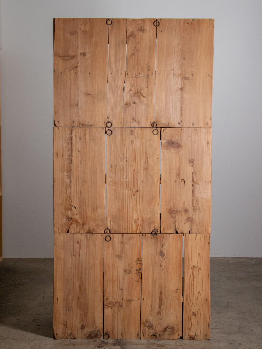 無垢の3段重ね棚