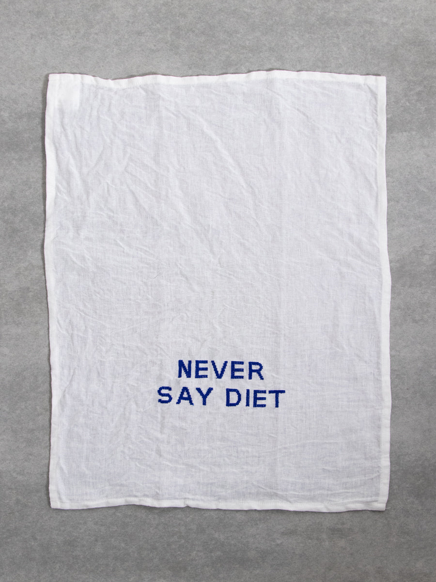 KITCHEN CLOTH B：NEVER SAY DIET