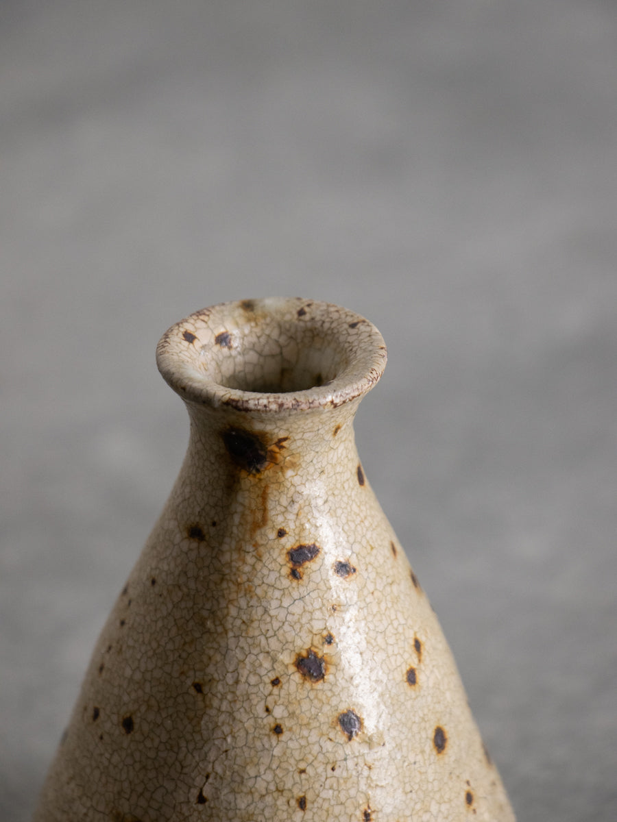 渋ヒビ手徳利　小