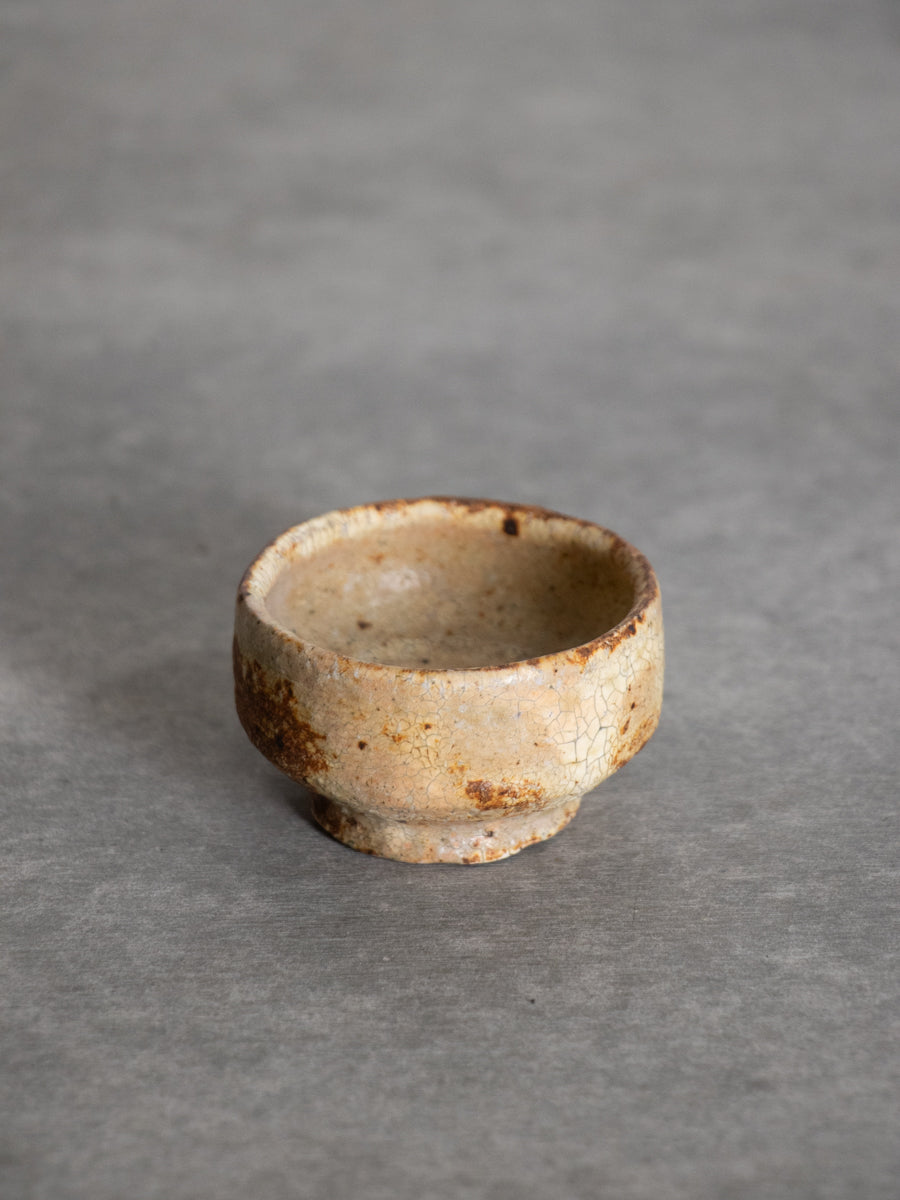 ヒビ粉引豆鉢