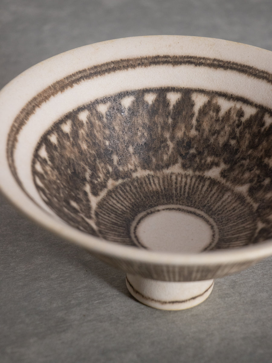 マンガン象嵌鉢