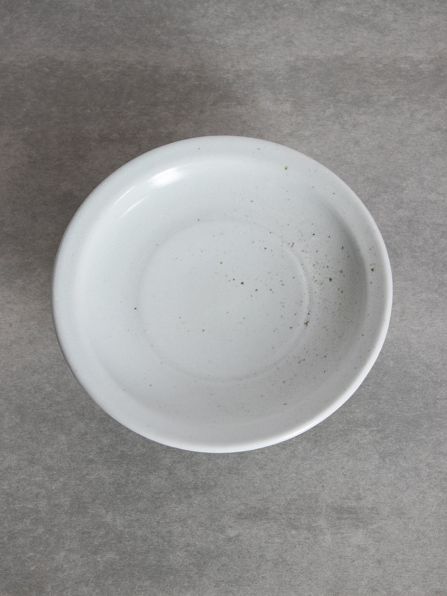 白磁7.5寸6角高台台皿