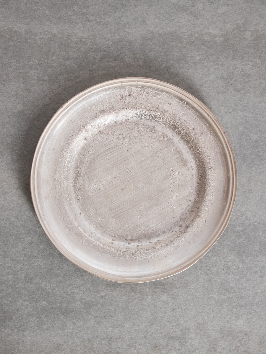 銀磁9.5寸リム皿