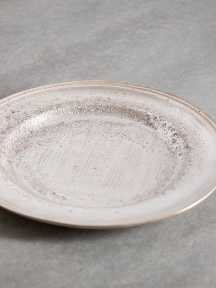 銀磁9.5寸リム皿