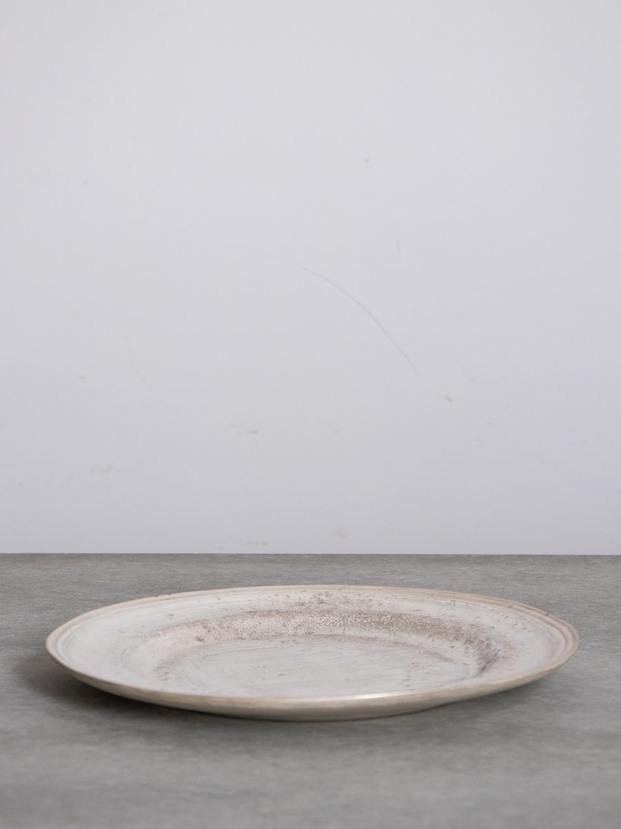 銀磁9.5寸リム皿