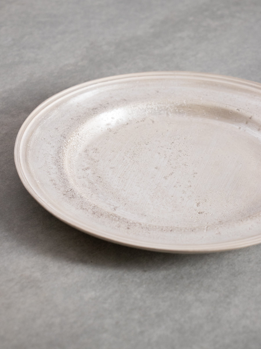 銀磁9.5寸リム皿