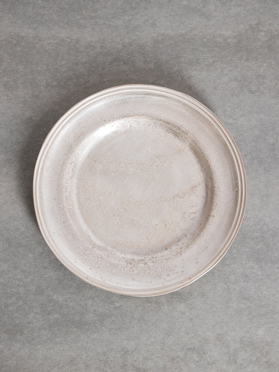 銀磁9.5寸リム皿