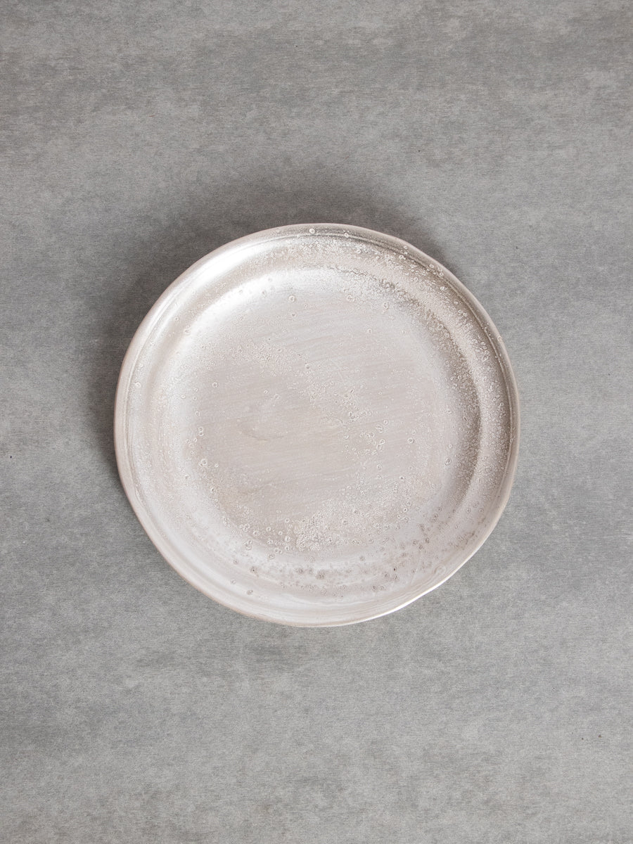 銀磁7.5寸リム皿
