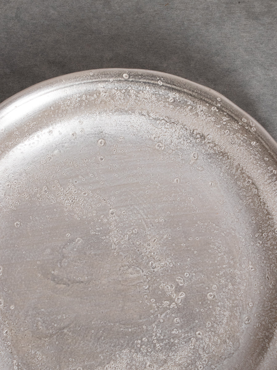 銀磁7.5寸リム皿