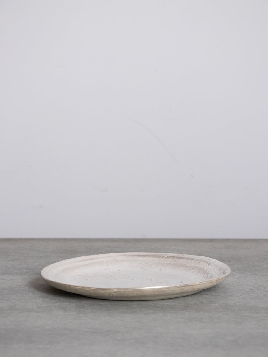 銀磁7.5寸リム皿