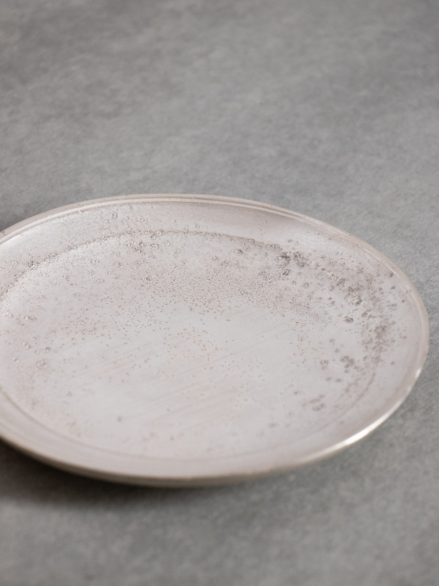 銀磁6寸リム皿