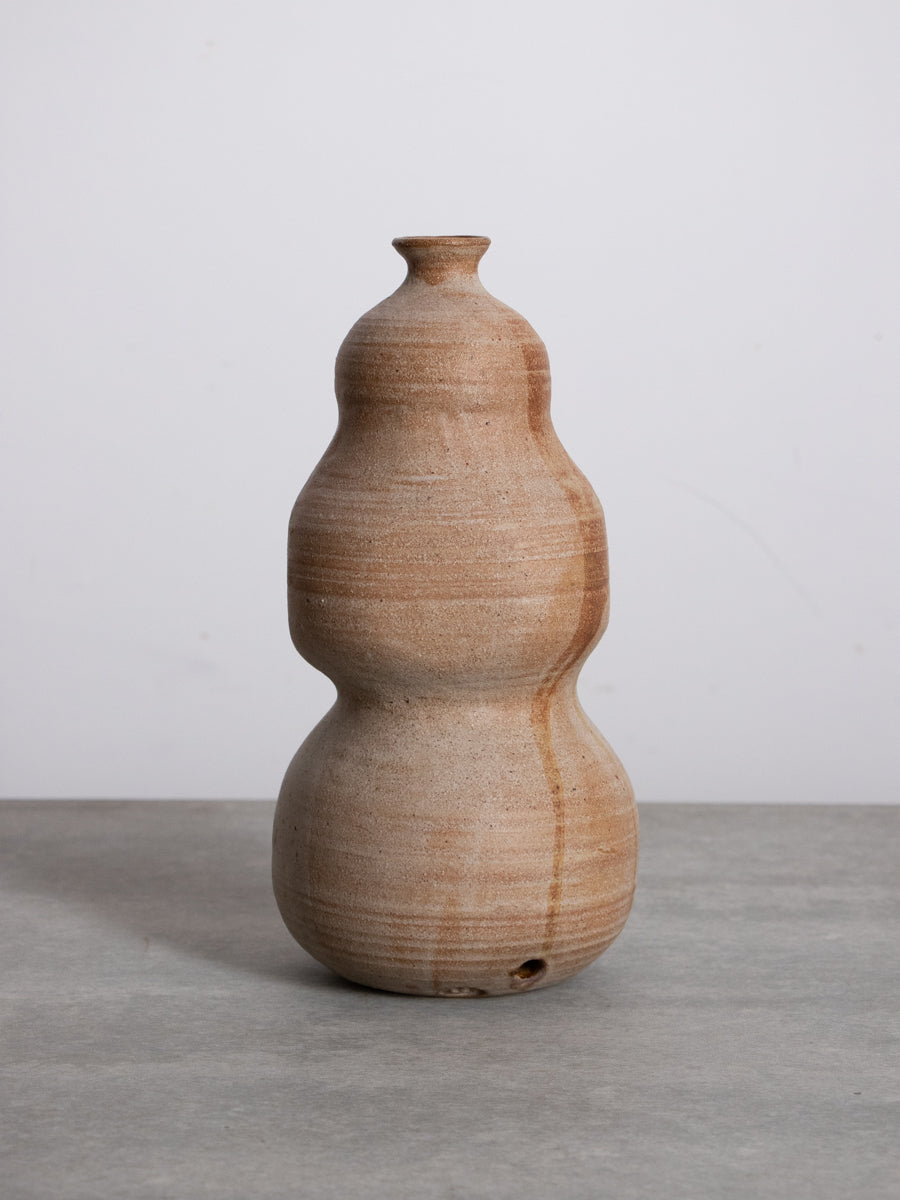 茶釉の古壺