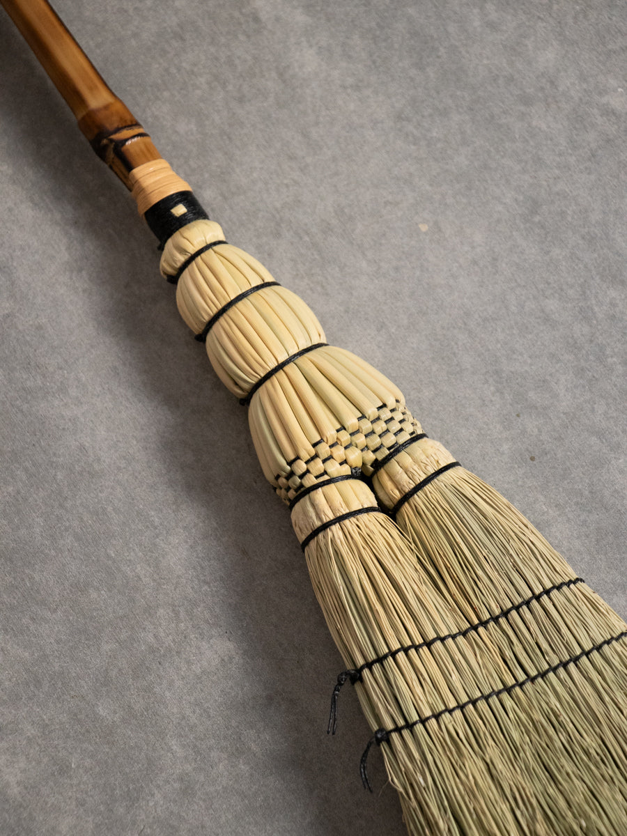ハタキ箒 / 竹 (黒)