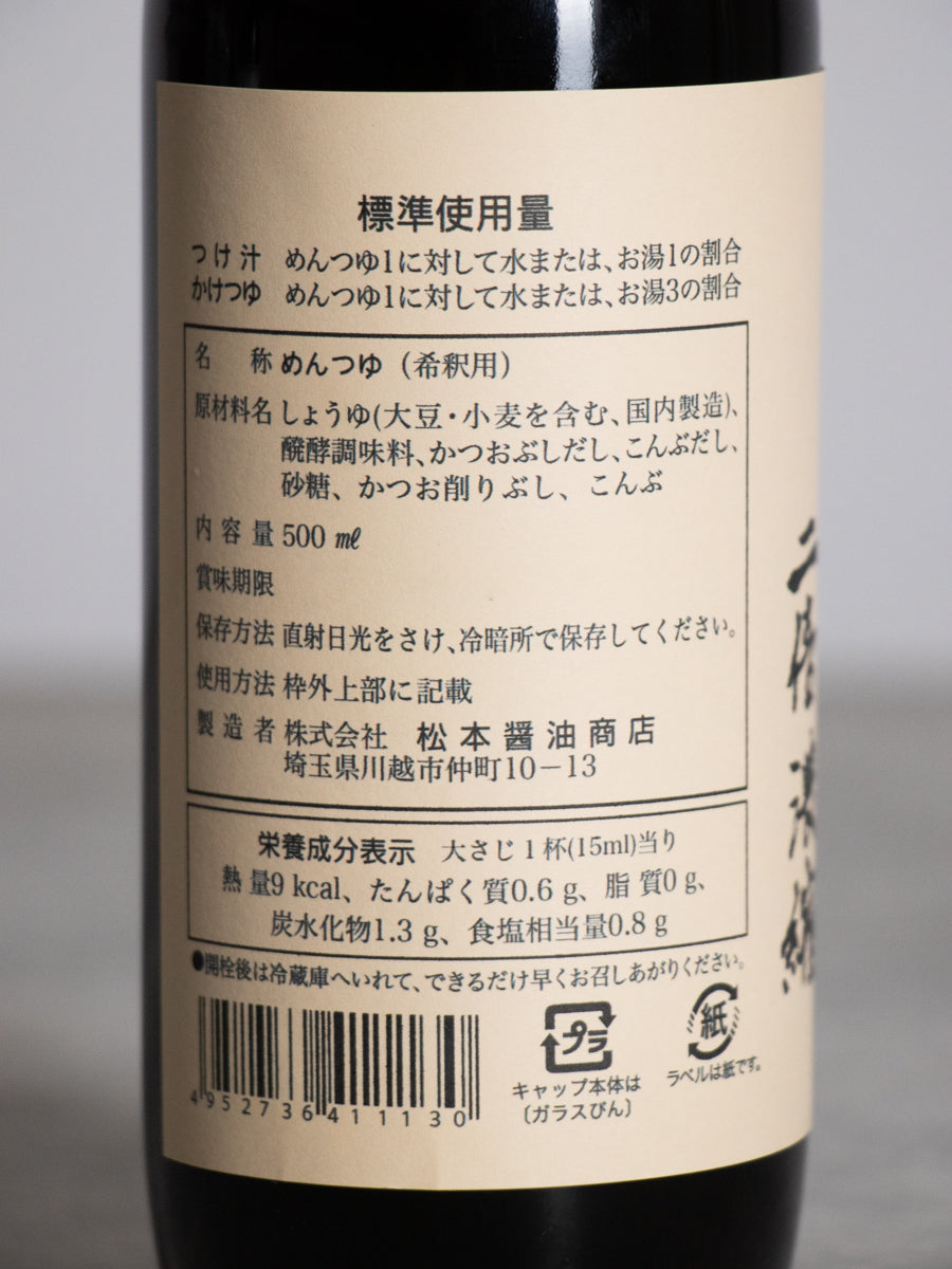 めんつゆ　500ml