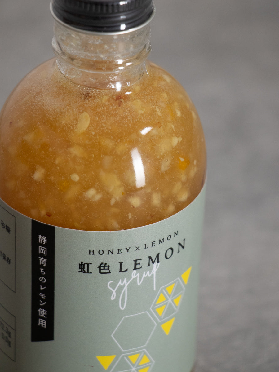 虹色レモンシロップ 400g ボトル