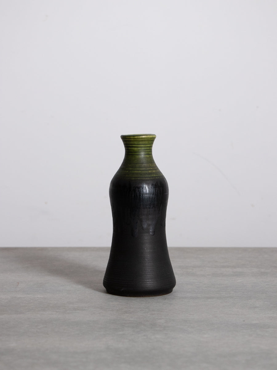 Steuler Keramik 緑釉ファットラバ花器