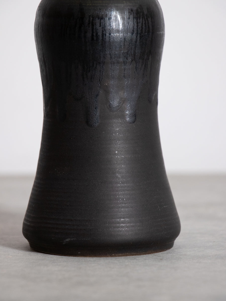 Steuler Keramik 緑釉ファットラバ花器