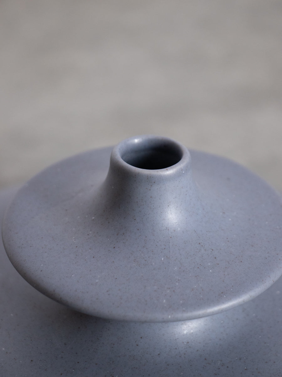 青釉瓢箪型いけばな花器