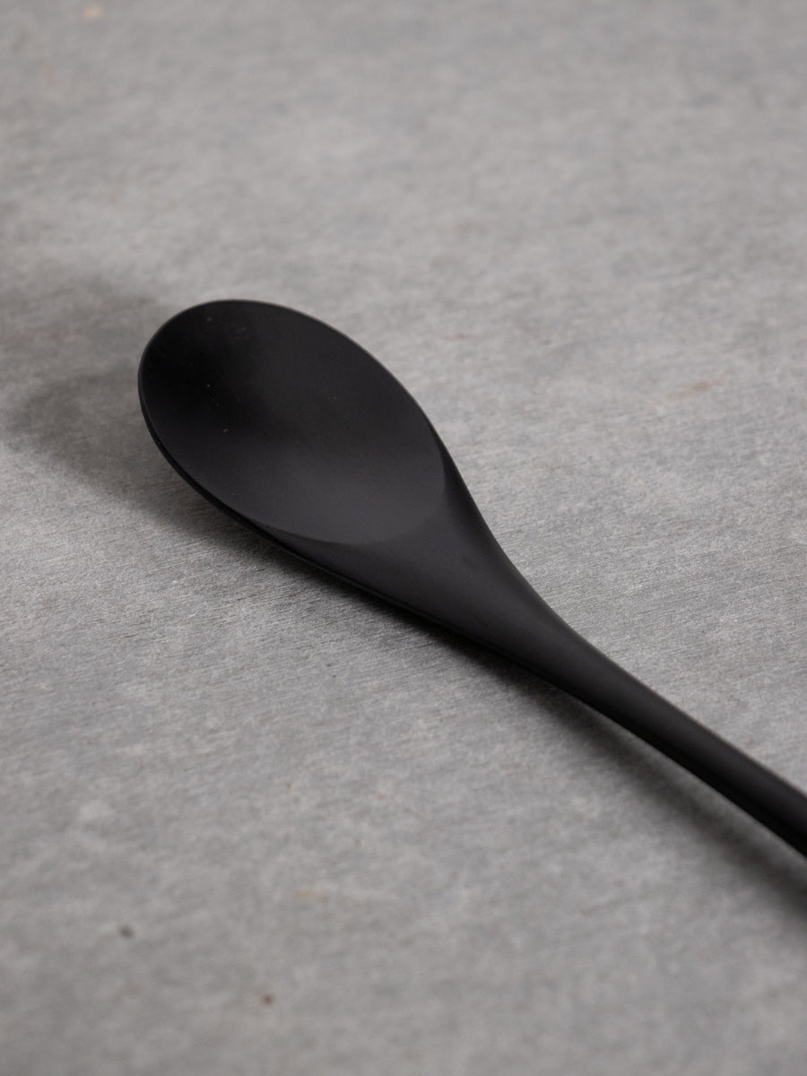 黒漆　くびれ中スプーン