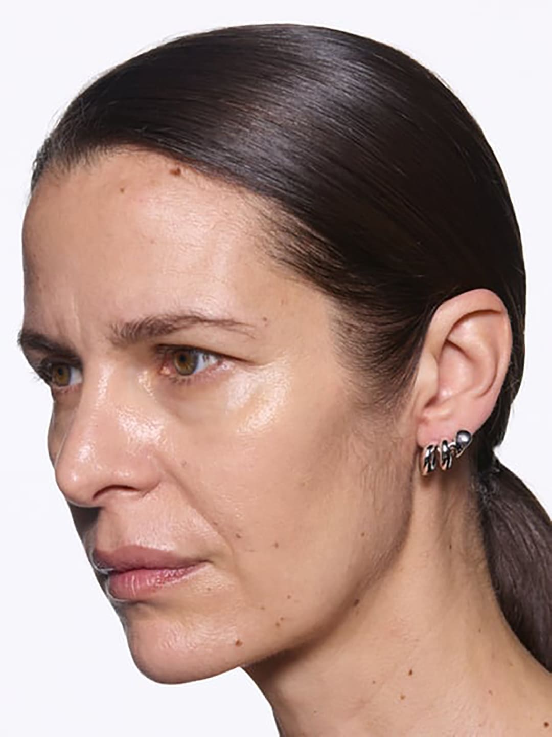 Coil Crawler Earring Silver Left