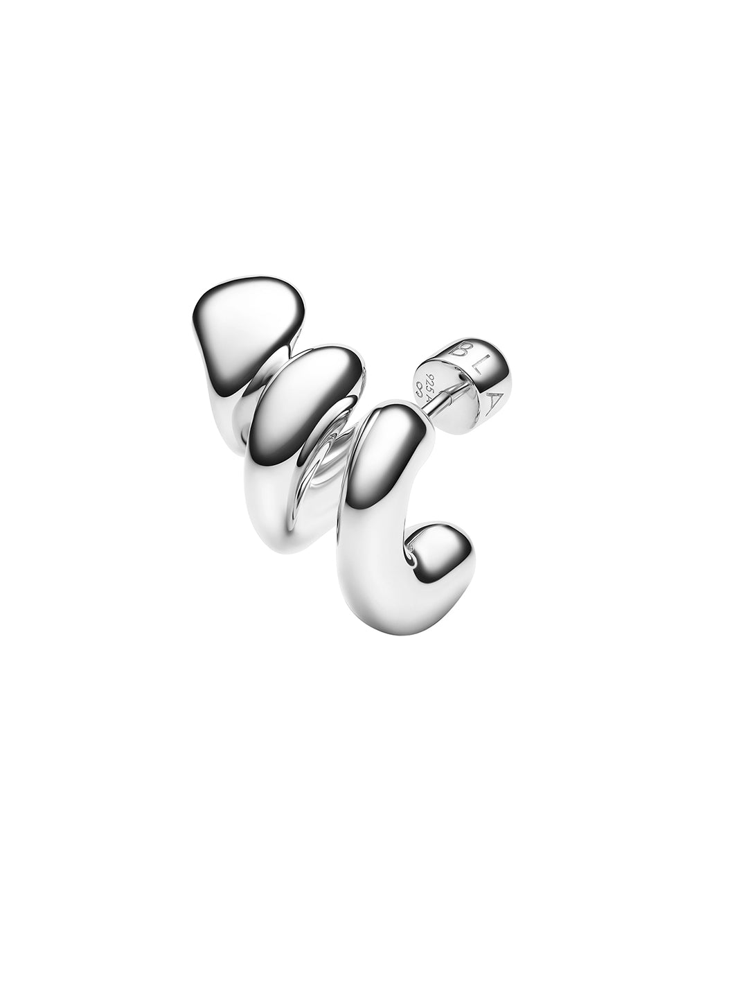 Coil Crawler Earring Silver Right