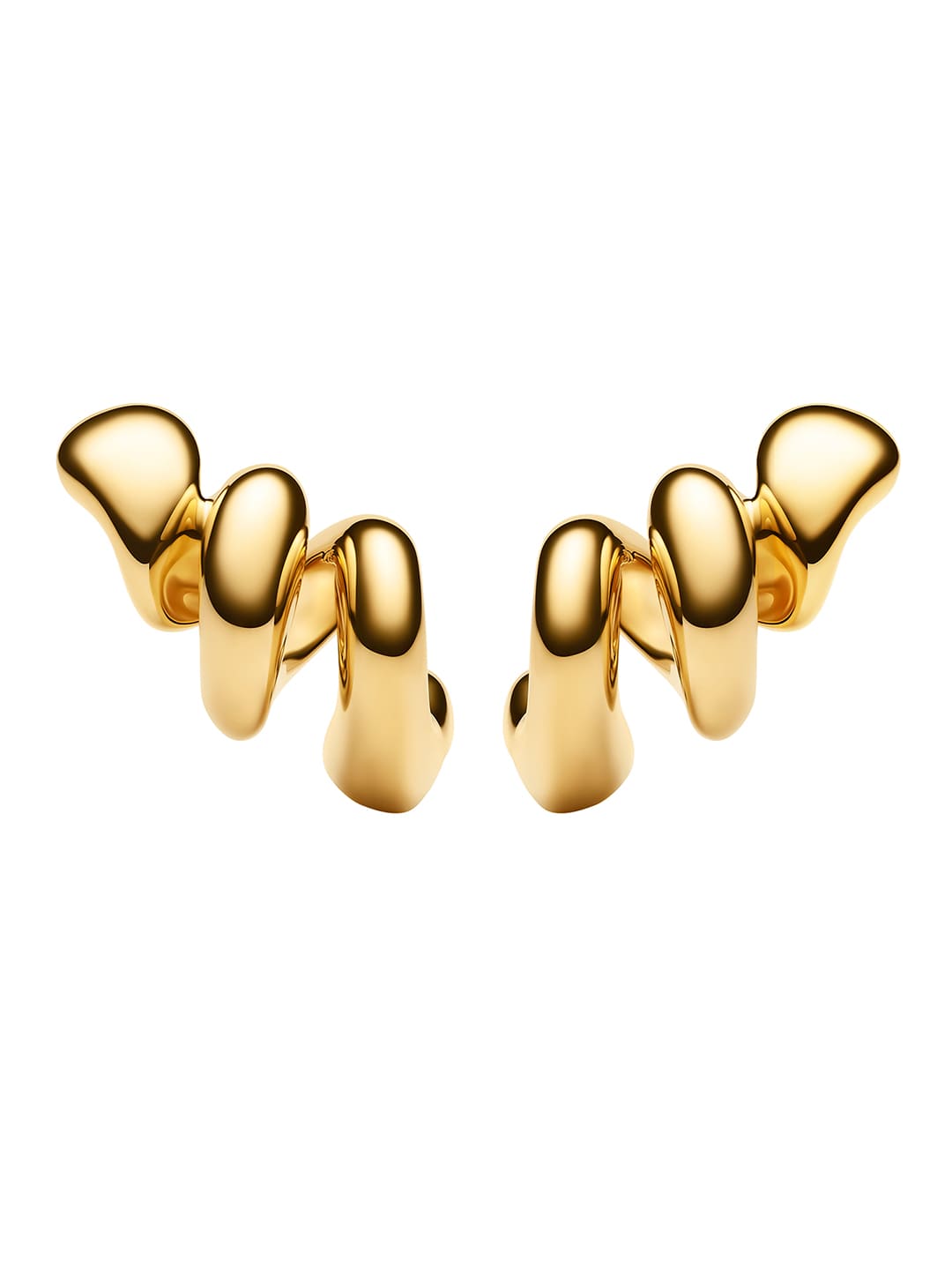 Coil Crawler Earring Gold Left