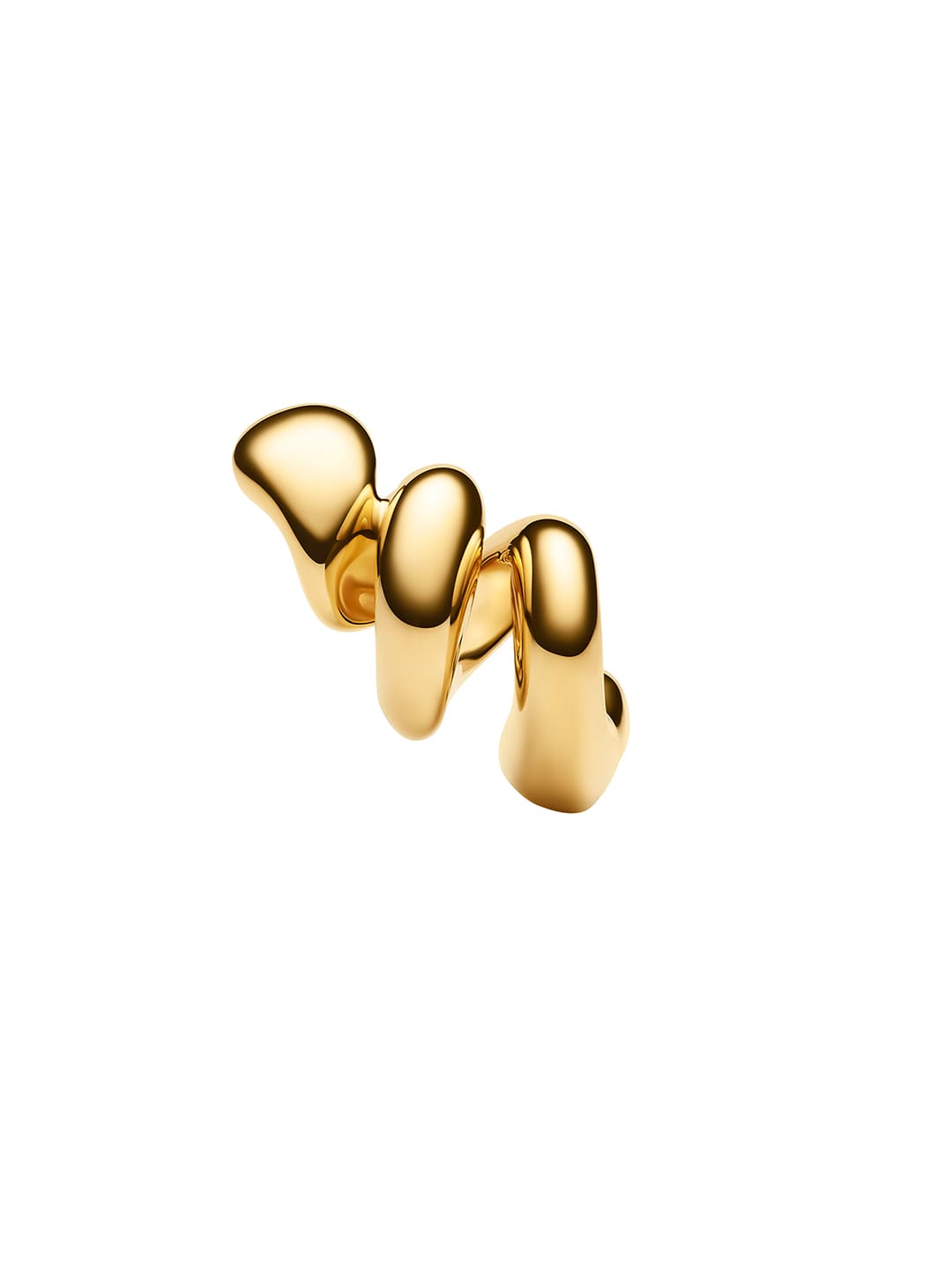 Coil Crawler Earring Gold Right