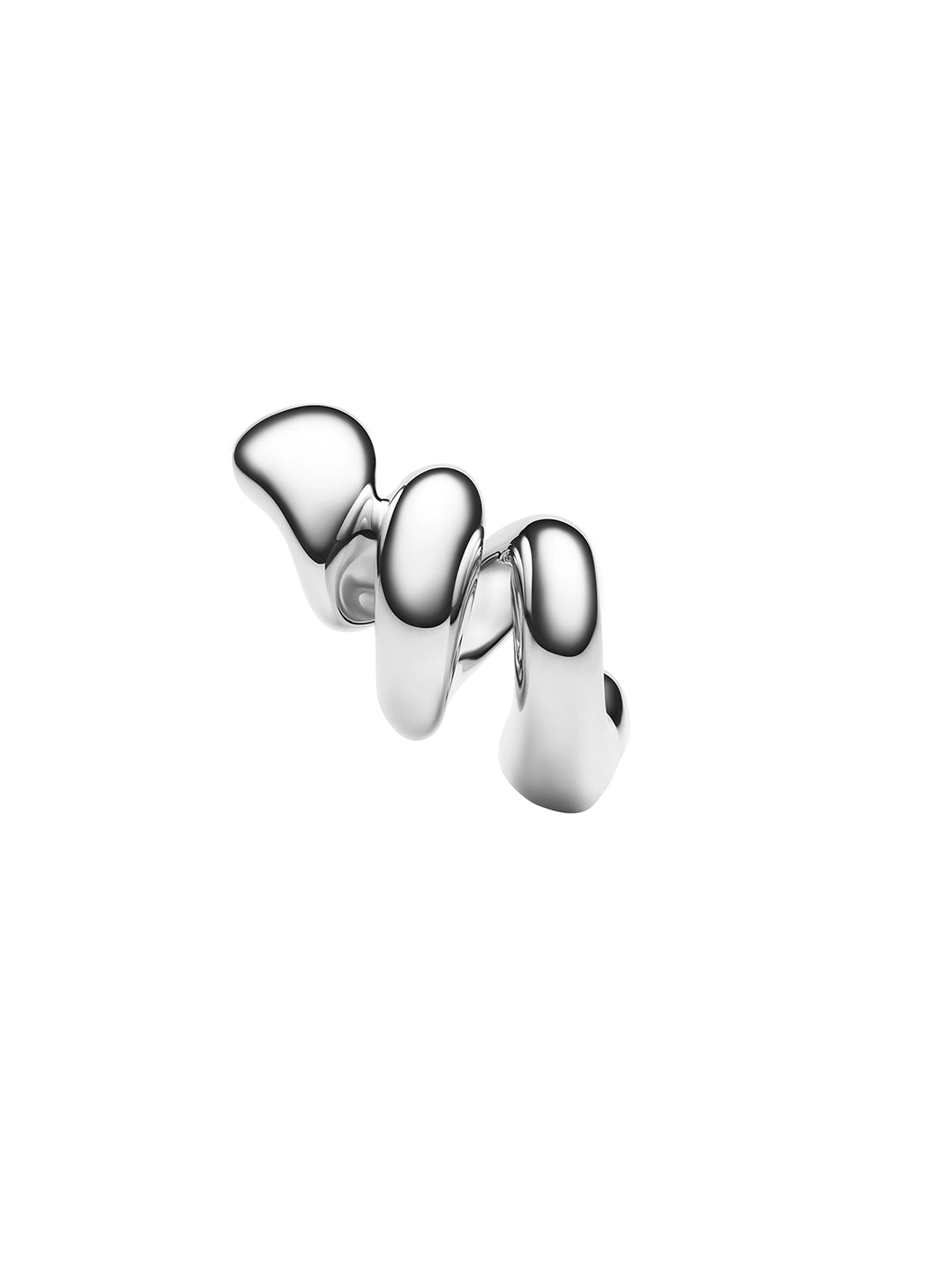 Coil Crawler Earring Silver Right