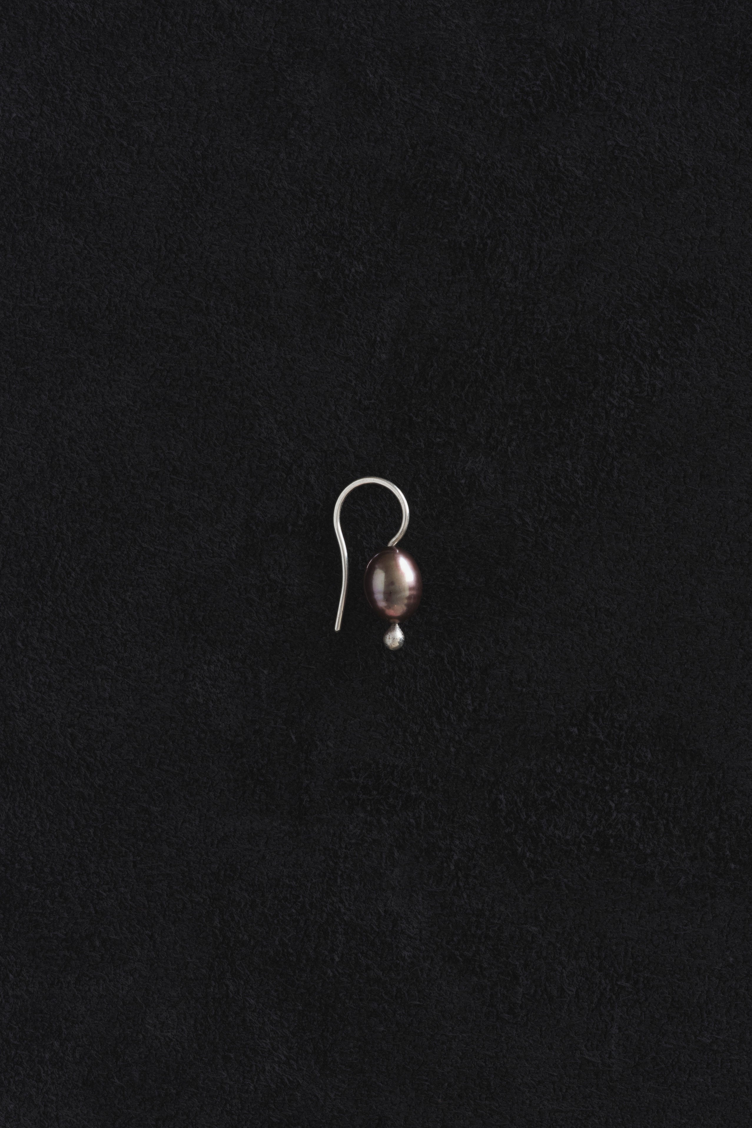 Mermaid Earring, Single / Black