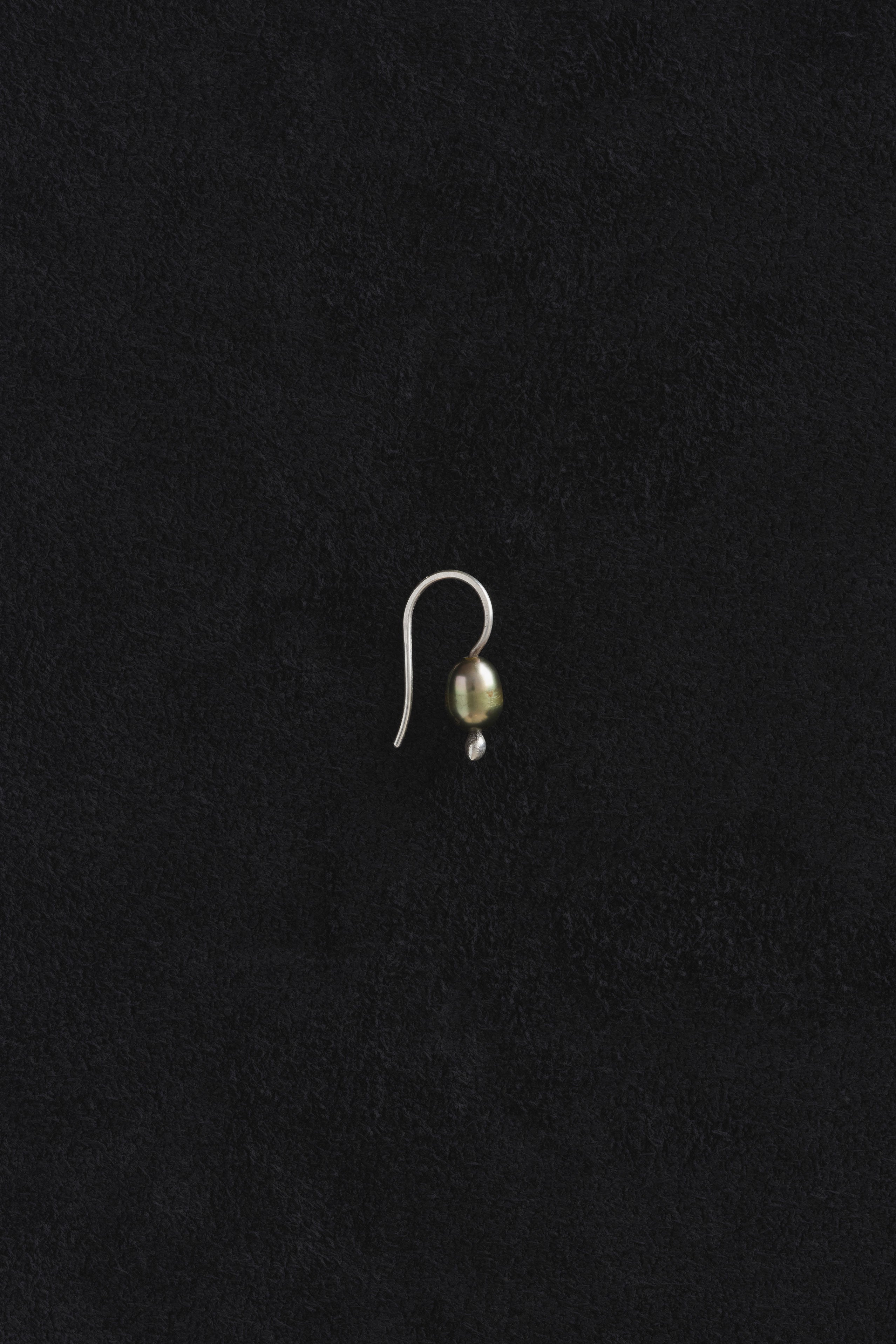 Mermaid Earring, Single / Green